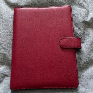 Red coach address book cover